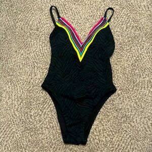 Trina Turk Plunge Retro swimsuit